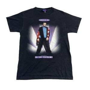 Vanilla Ice To The Extreme Graphic Tee Thrifted Vintage Style Size S